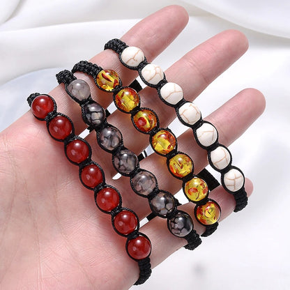 Bracelet Équilibrant en Pierres Naturelles avec Perles de Chakra - Cadeau de Méditation