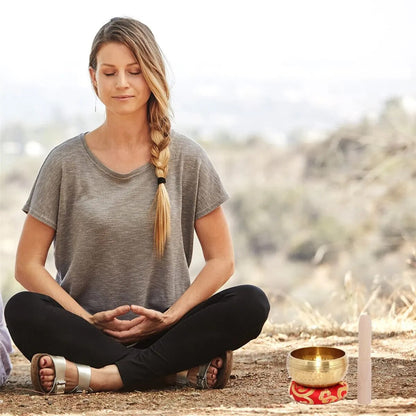 Ensemble de Bol Chantant Tibétain pour la Méditation - Un Cadeau Unique pour la Méditation, le Yoga et le Soulagement du Stress